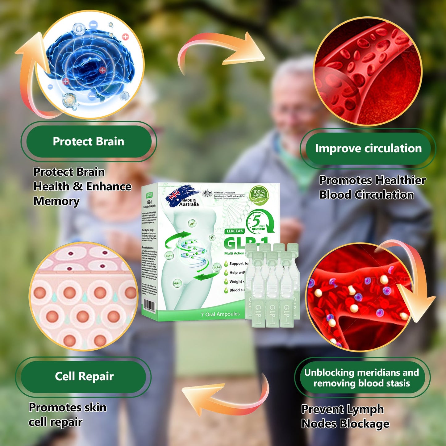 30% OFF🎁🎁𝐋𝙀𝑹𝐂𝗘𝗔® 𝑮𝗟𝐏-𝟭 Metabolic Balance Oral Ampoules👩‍⚕️