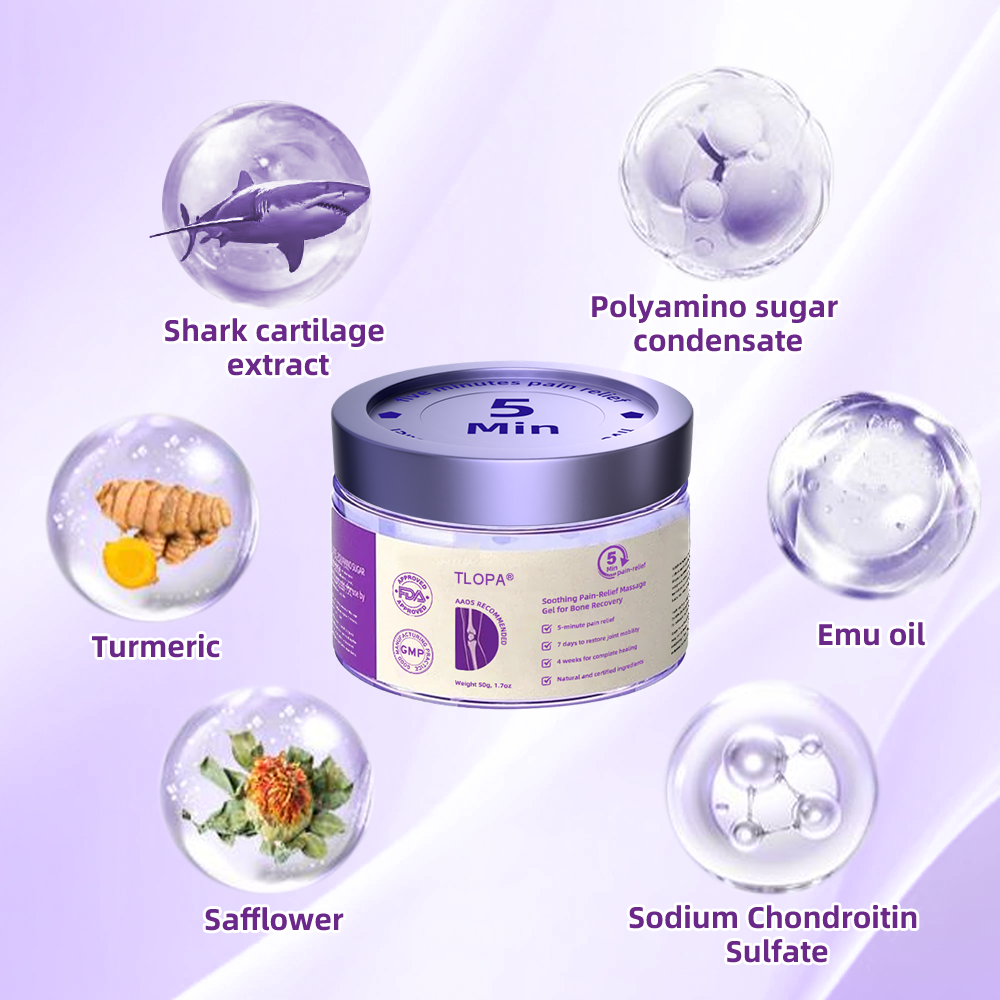 Official Store: TLOPA® Shark Cartilage Pain-Soothing Bone Recovery Gel👨‍⚕️Approved by TGA(5-minute pain relief, 7 days to restore joint mobility, 4 weeks for complete healing) 🔥
